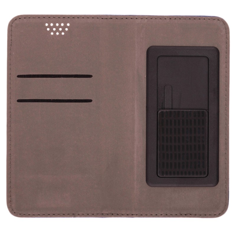 Husa Smart Book pentru telefoane intre 4.5 - 4.7 inch - Flip Albastru