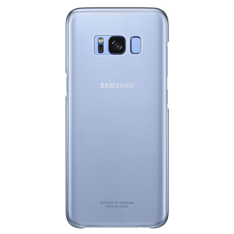 Husa Originala Samsung Galaxy S8 Clear Cover - Blue