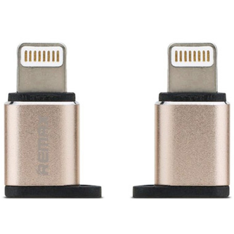 Convertor Remax RA-USB2 Micro-USB - Lightning- Gold