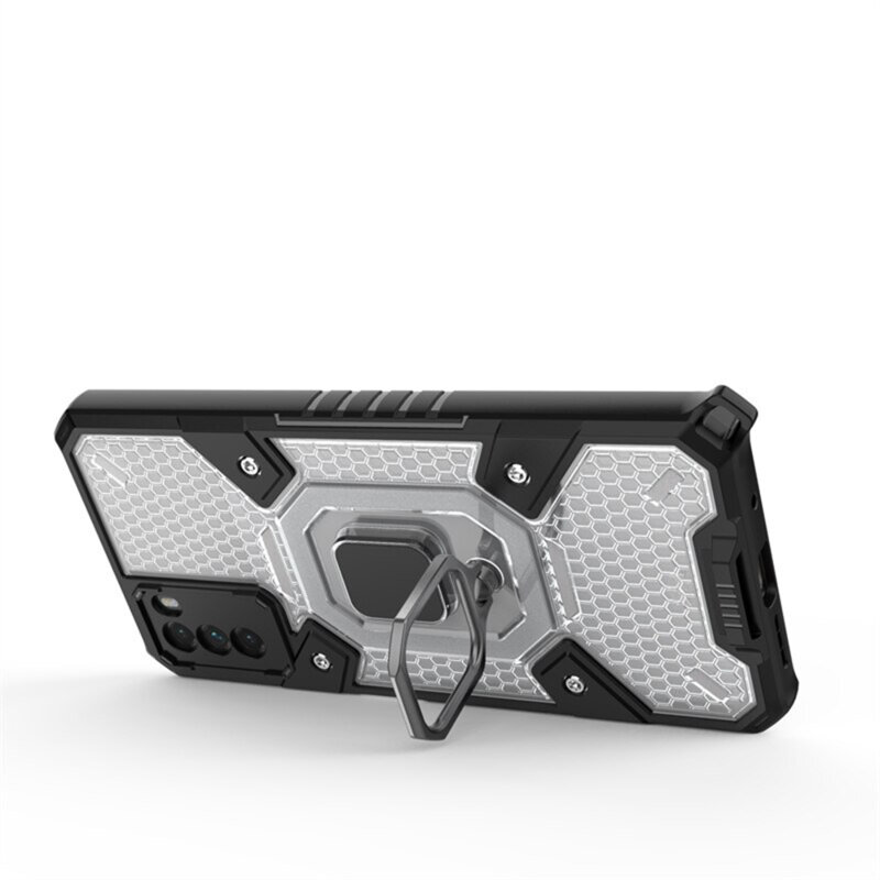 Husa antisoc Xiaomi Poco M3 Techsuit Honeycomb, albastru