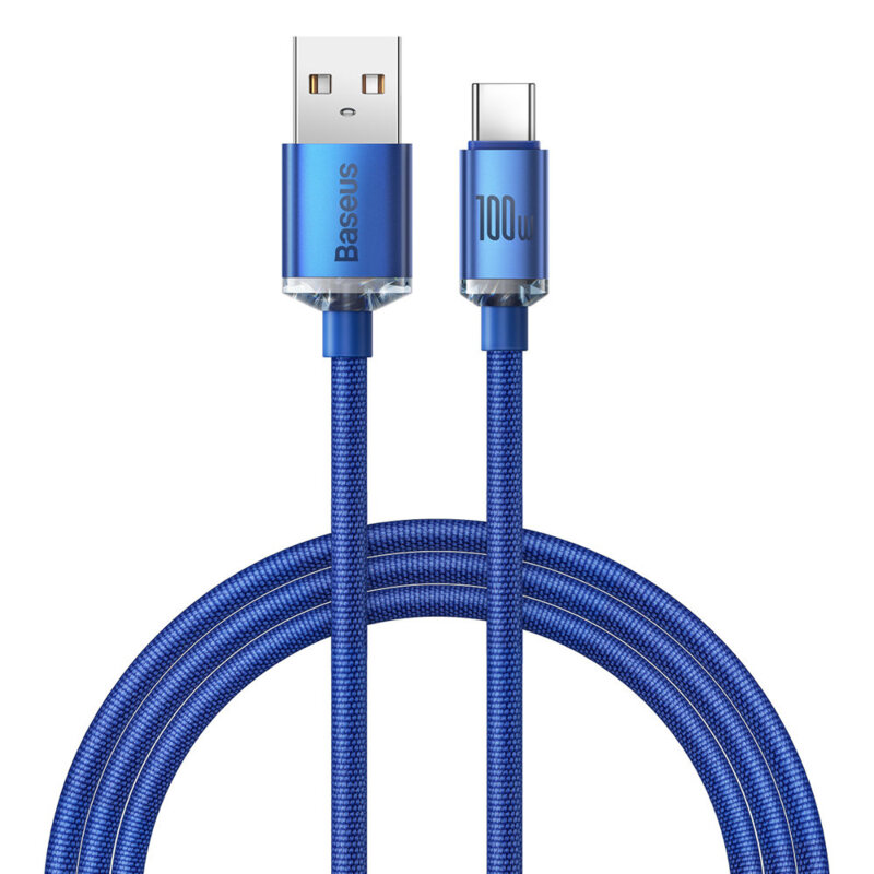 Cablu de date USB la tip C Baseus 100W, 2m, CAJY000503