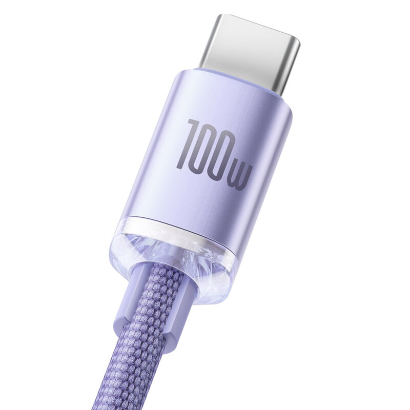Cablu de date USB la tip C Baseus 100W, 2m, CAJY000505
