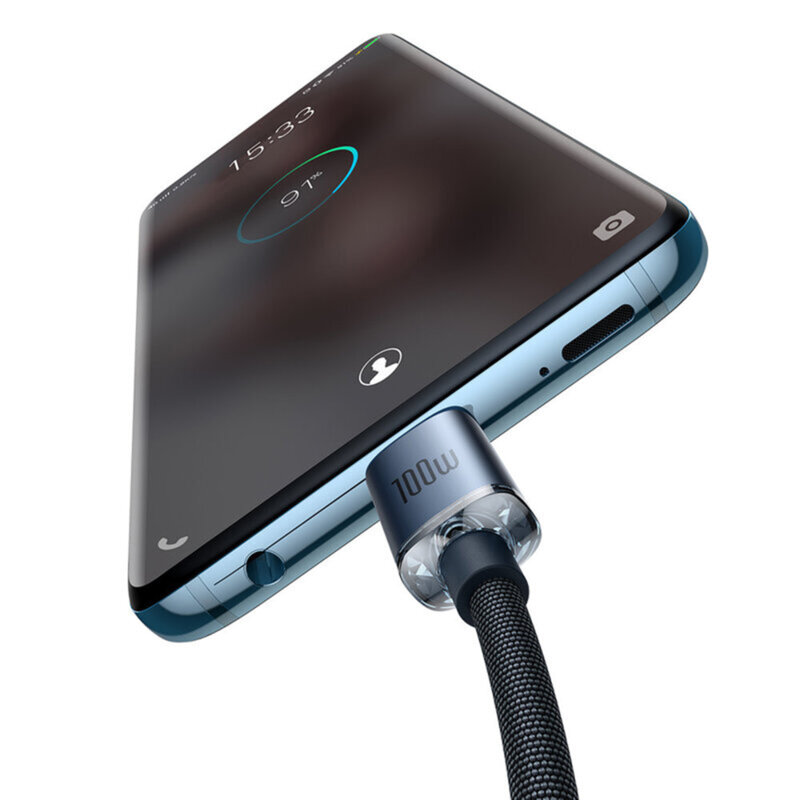 Cablu laptop Fast Charging tip C Baseus 100W, 1.2m, CAJY000601