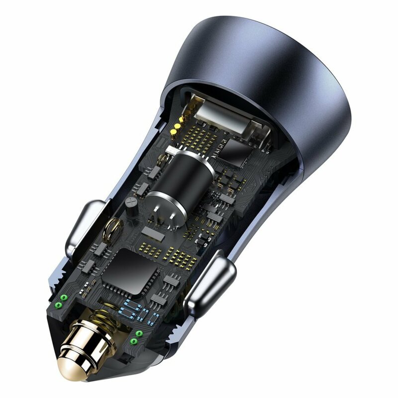 Incarcator auto Type-C 40W + cablu iPhone Baseus, TZCCJD-B0G