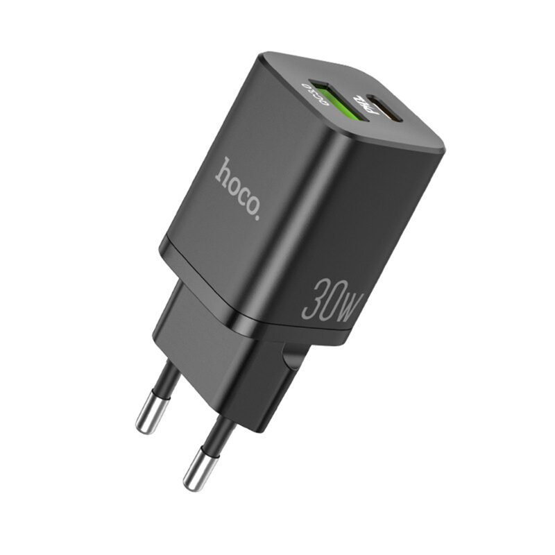 Incarcator Fast Charging USB Type-C Hoco N13, 30W, negru