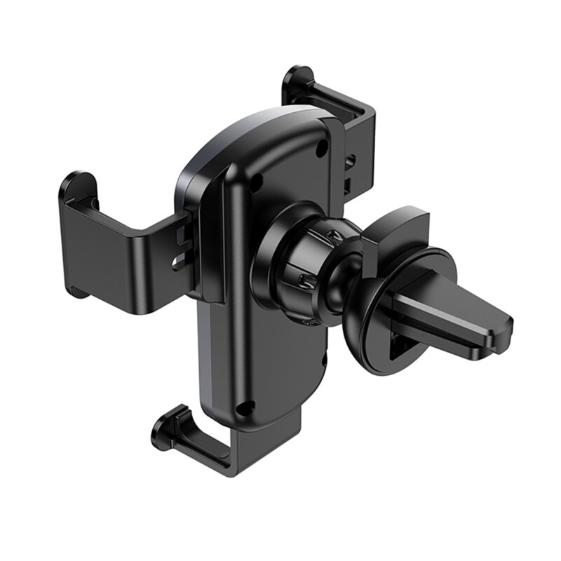Suport auto telefon pentru grila ventilatie Hoco CA103, negru