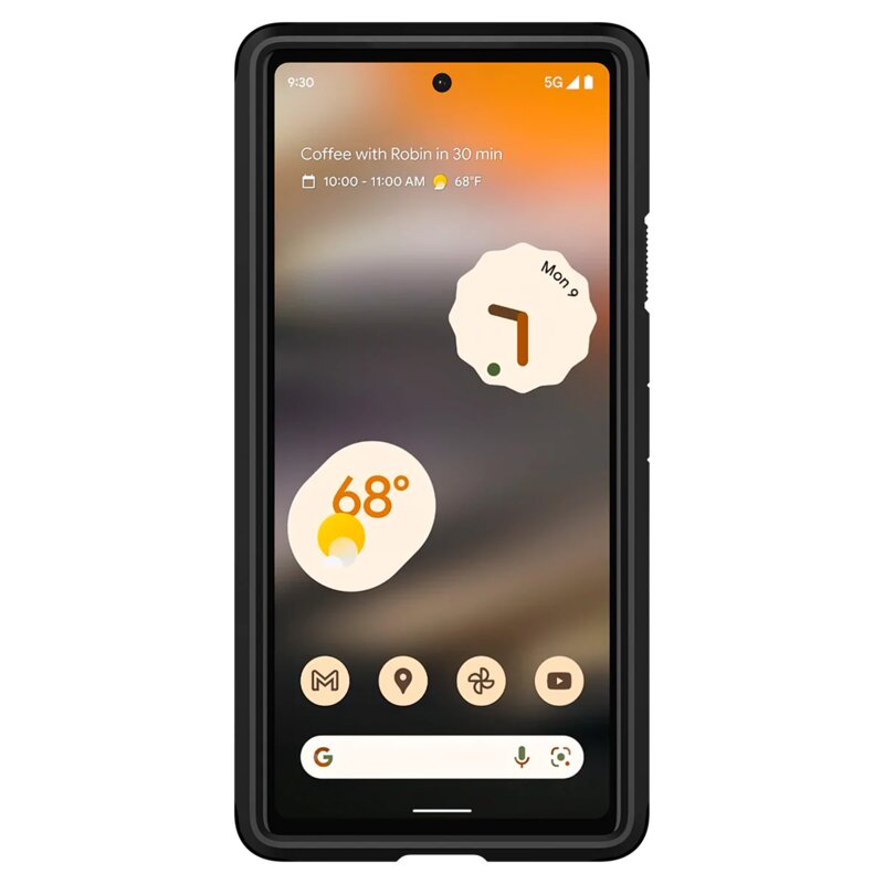 Husa Google Pixel 6a Spigen Tough Armor, negru