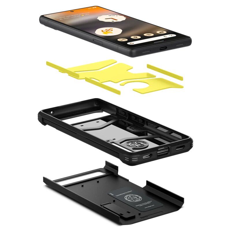 Husa Google Pixel 6a Spigen Tough Armor, negru