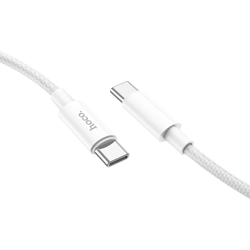 Cablu Super Fast Charging USB-C 100W Hoco X68, 1m, argintiu