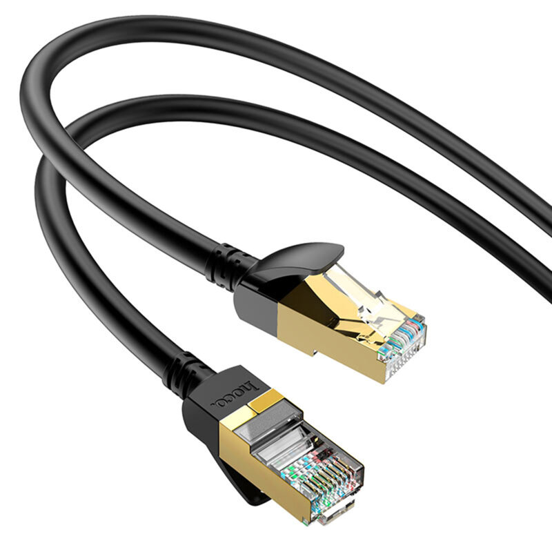 Cablu internet 2x RJ45, Ethernet, 1Gbps, 5m, Hoco US02