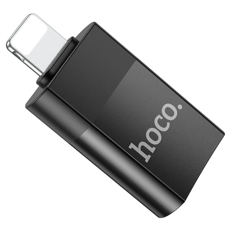 Adaptor OTG iPhone la USB2.0 Hoco UA17, negru