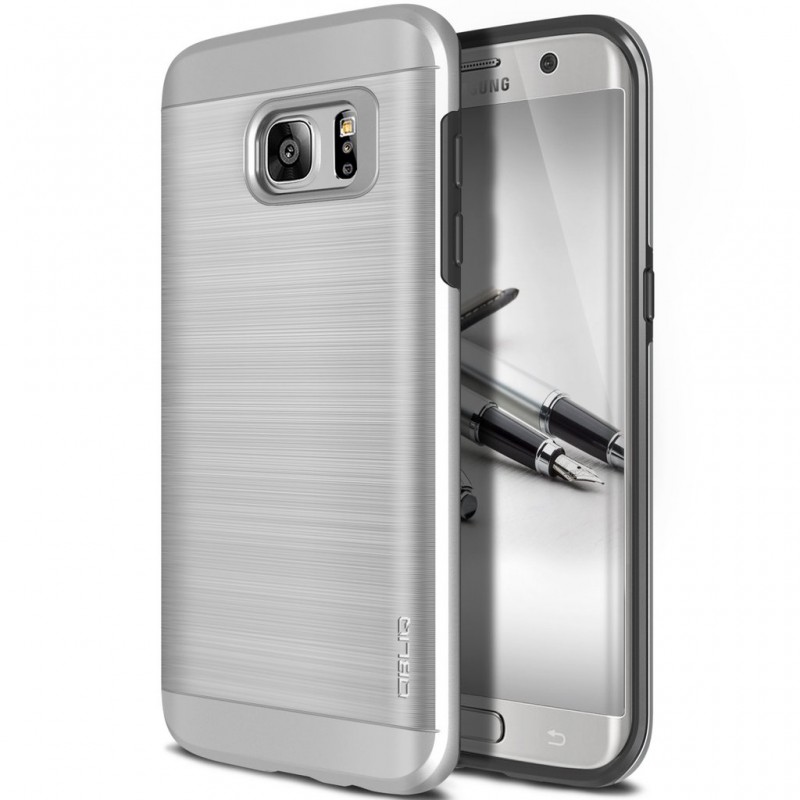 Husa Samsung Galaxy S7 Edge Obliq Slim Meta - Satin Silver