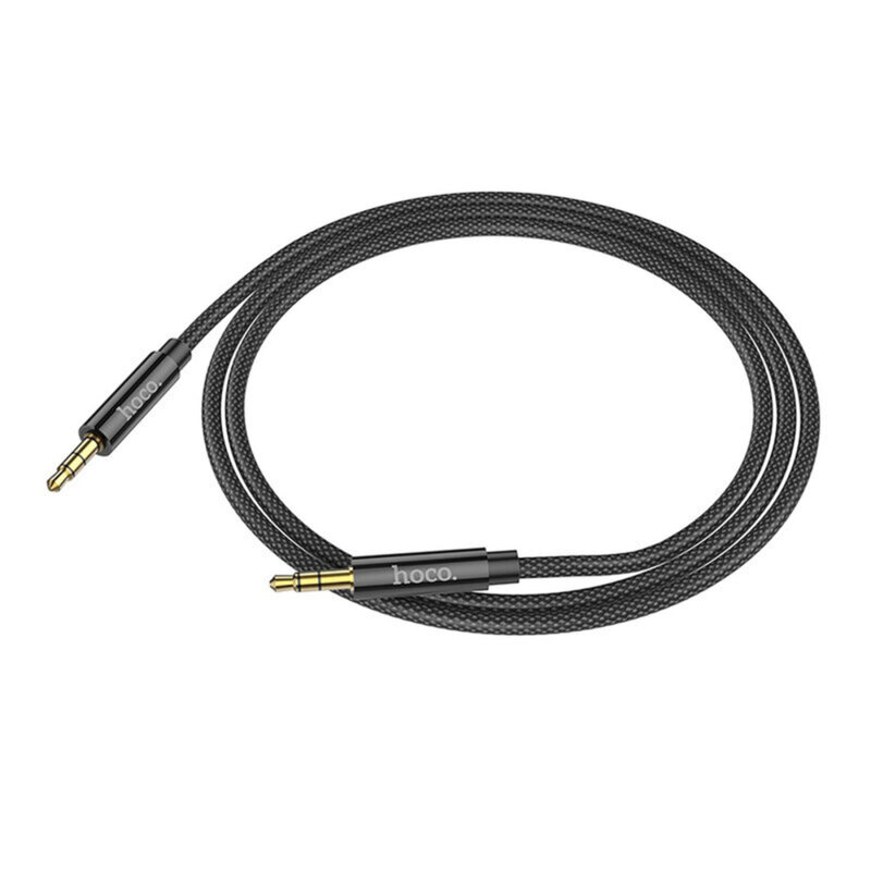 Cablu auxiliar Jack 3.5 mm Hoco UPA19, 2m, negru