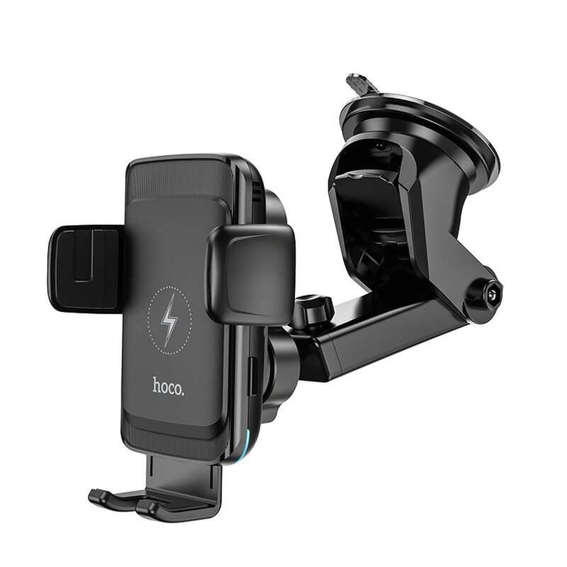 Suport auto wireless pentru telefon Hoco S35, 15W, negru