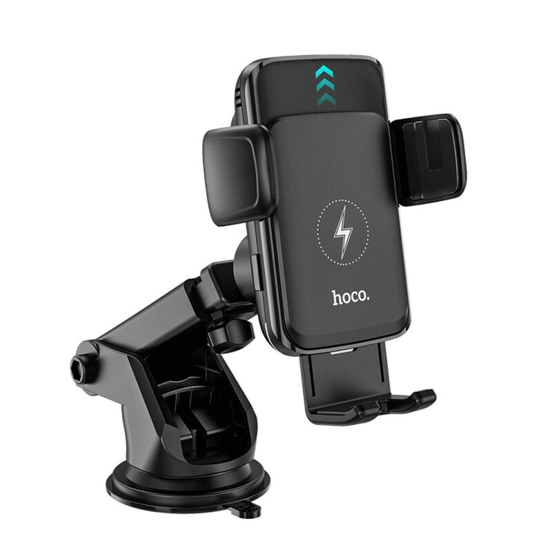 Suport auto wireless pentru telefon Hoco S35, 15W, negru