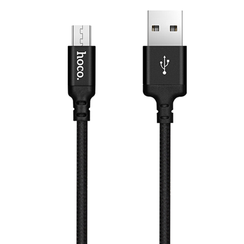 Cablu de date Micro-USB Hoco X14, 2.4A, 2m, negru