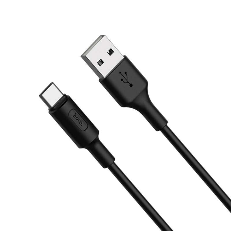 Cablu transfer date USB Type-C 2A Hoco X25, 1m, negru