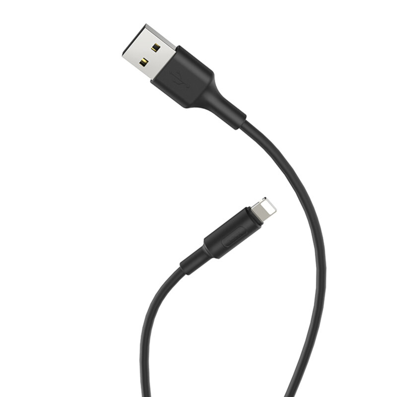 Cablu transfer date Lightning 2A, Hoco X25, 1m, negru