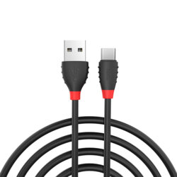 Cablu de date USB Type-C Quick Charge 2.4A Hoco X27, negru
