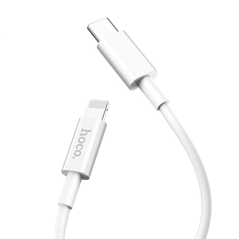 Cablu de date Apple Fast Charge 3A Hoco X36, 1m, alb