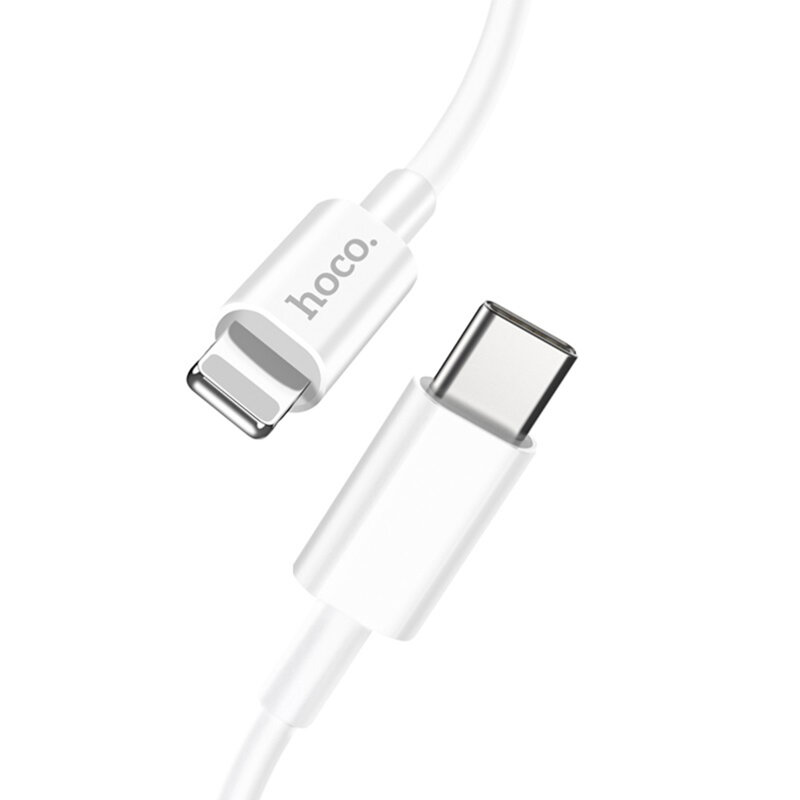 Cablu de date Apple Fast Charge 3A Hoco X36, 1m, alb