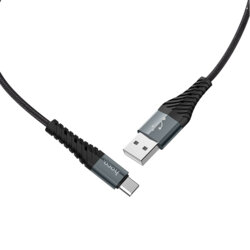 Cablu de date Fast Charge USB Type-C 3A Hoco X38, negru