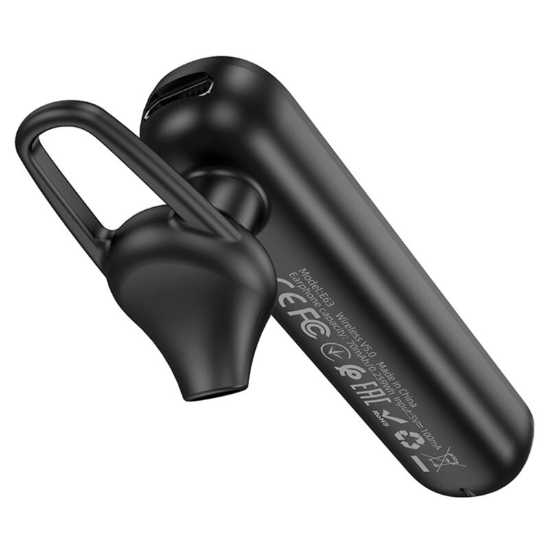 Casca audio cu microfon wireless Bluetooth Hoco E63, negru