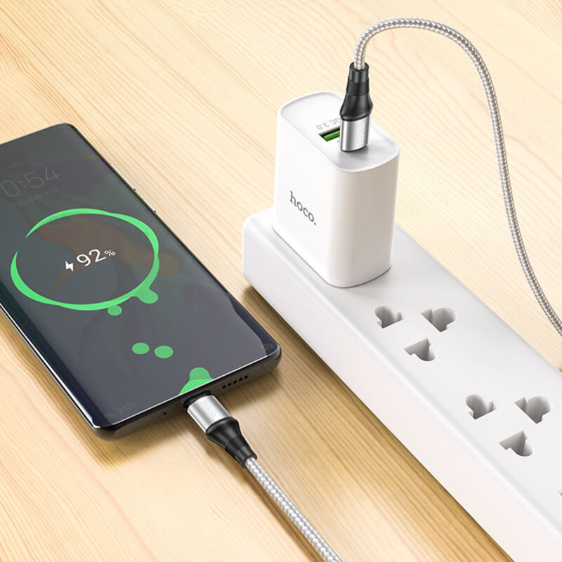 Cablu USB-C 5A de date Super Fast Charge 100W Hoco X50, negru