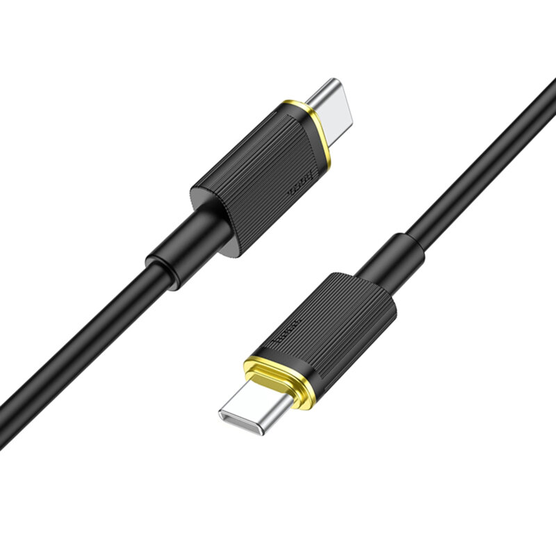 Cablu de date Samsung 100W Hoco U109, 3A, 1.2m, negru