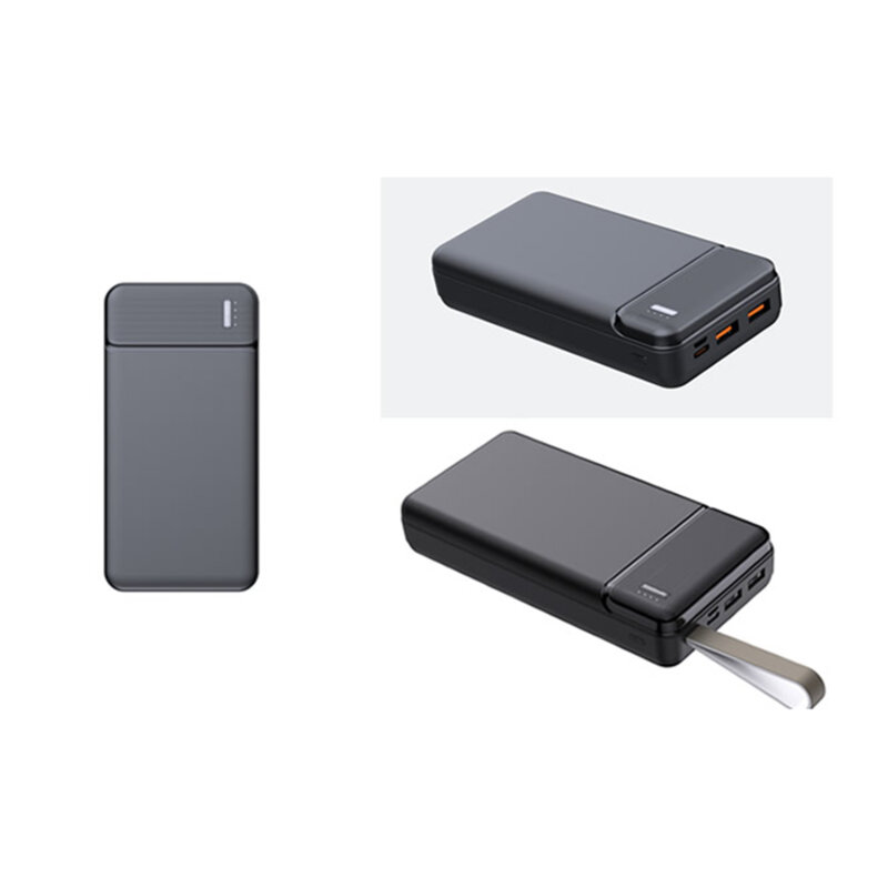 Baterie externa 10000mAh, power bank Techsuit, negru, PB-N1