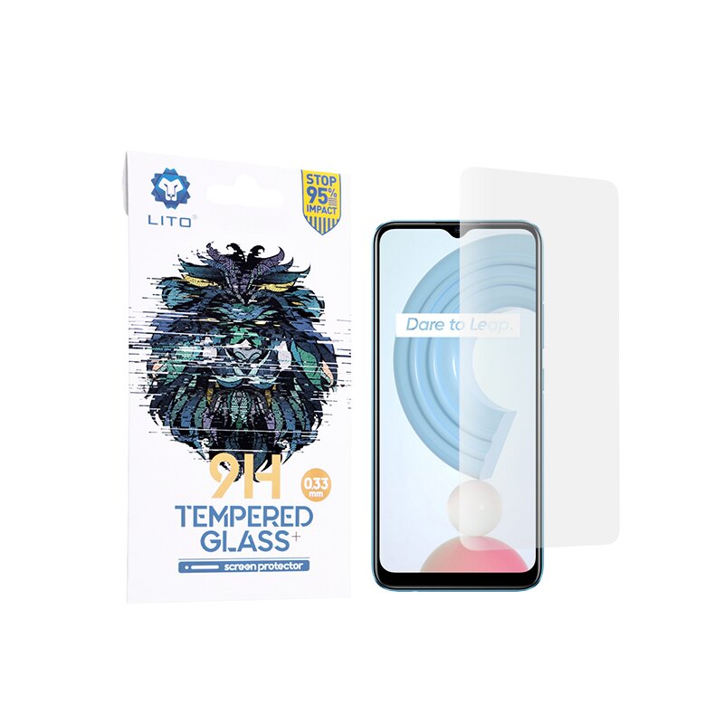 Folie sticla Realme C21 Lito 9H Tempered Glass, clear