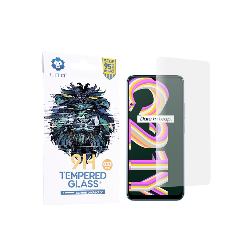 Folie sticla Realme C21Y Lito 9H Tempered Glass, clear