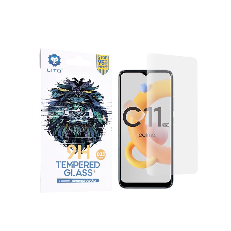 Folie sticla Realme C11 (2021) Lito 9H Tempered Glass, clear