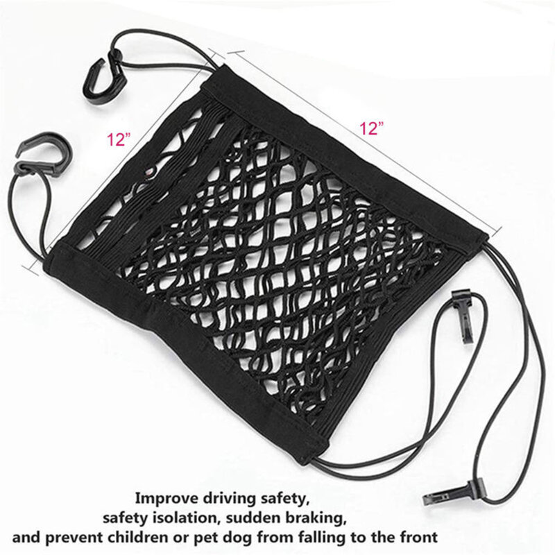 Plasa auto cu buzunare pentru scaunele din fata Techsuit, CO-B3