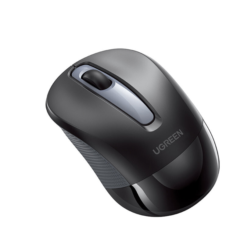 Mouse wireless pentru laptop Ugreen, 2400 DPI, negru, 90371