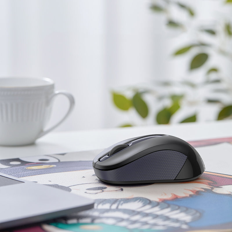 Mouse wireless pentru laptop Ugreen, 2400 DPI, negru, 90371