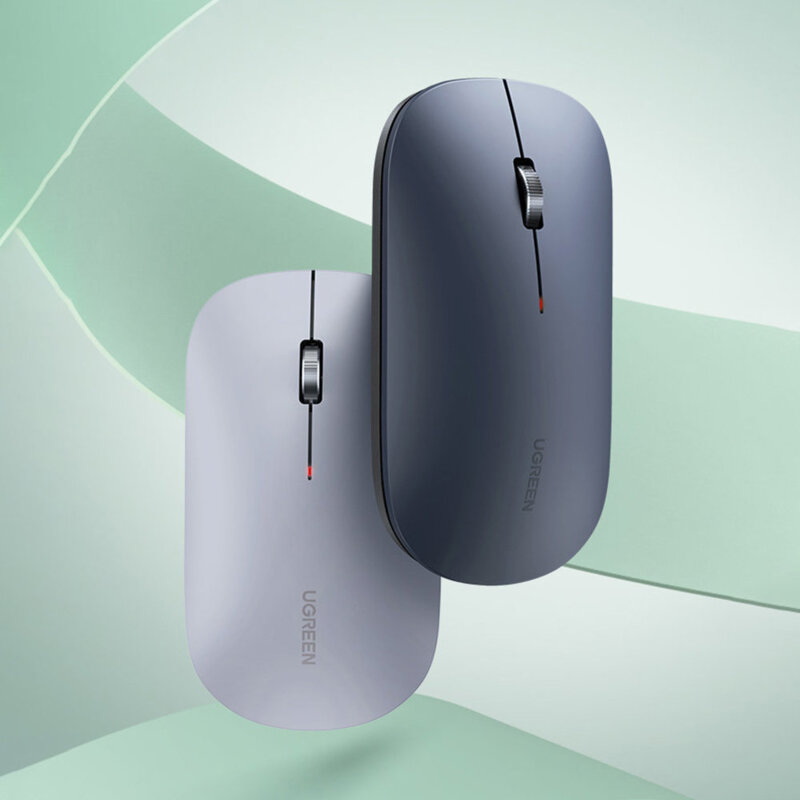 Mouse wireless fara fir 1000-4000 DPI Ugreen, gri, 90373