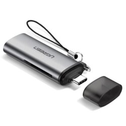 Card reader USB-C, SD, TF Ugreen, 5Gbps, gri, 50704