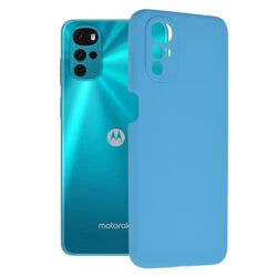 Husa Motorola Moto G22 Techsuit Soft Edge Silicone, albastru