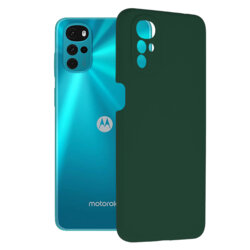 Husa Motorola Moto G22 Techsuit Soft Edge Silicone, verde