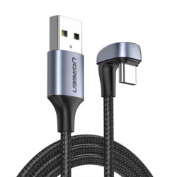 Cablu de date USB Type-C 180°, Fast Charge Ugreen, 70313