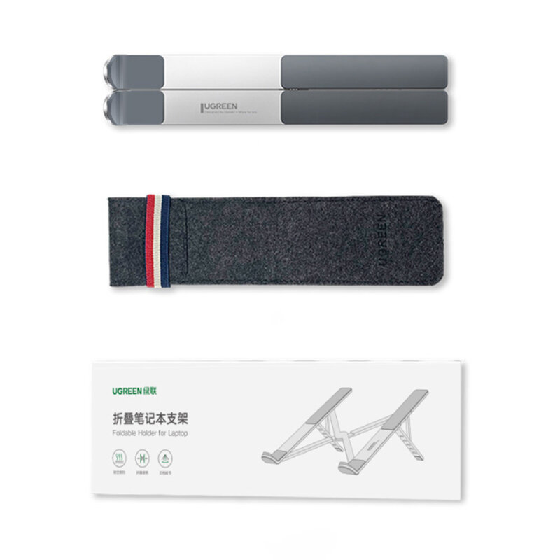 Suport laptop pentru birou, reglabil Ugreen, argintiu, 40289