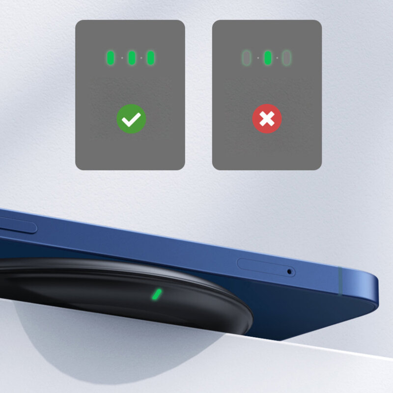 Incarcator wireless Fast Charge 15W Ugreen, negru, 80537