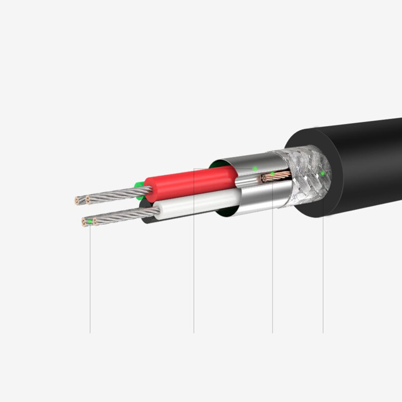 Adaptor USB la 3x Jack cu telecomanda Ugreen, negru, 40964