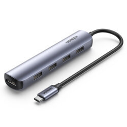 Dock station Macbook Pro 4xUSB, tip C, HDMI Ugreen, 4K, 20197