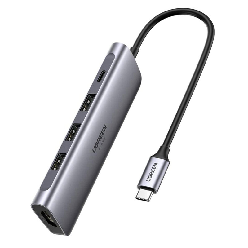 Hub USB, tip C, HDMI, PD 100W Ugreen, 4K x 2K@60Hz, 70495
