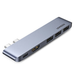 Dock Thunderbolt 3, adaptor Macbook HDMI, 3xUSB, Ugreen, 60559