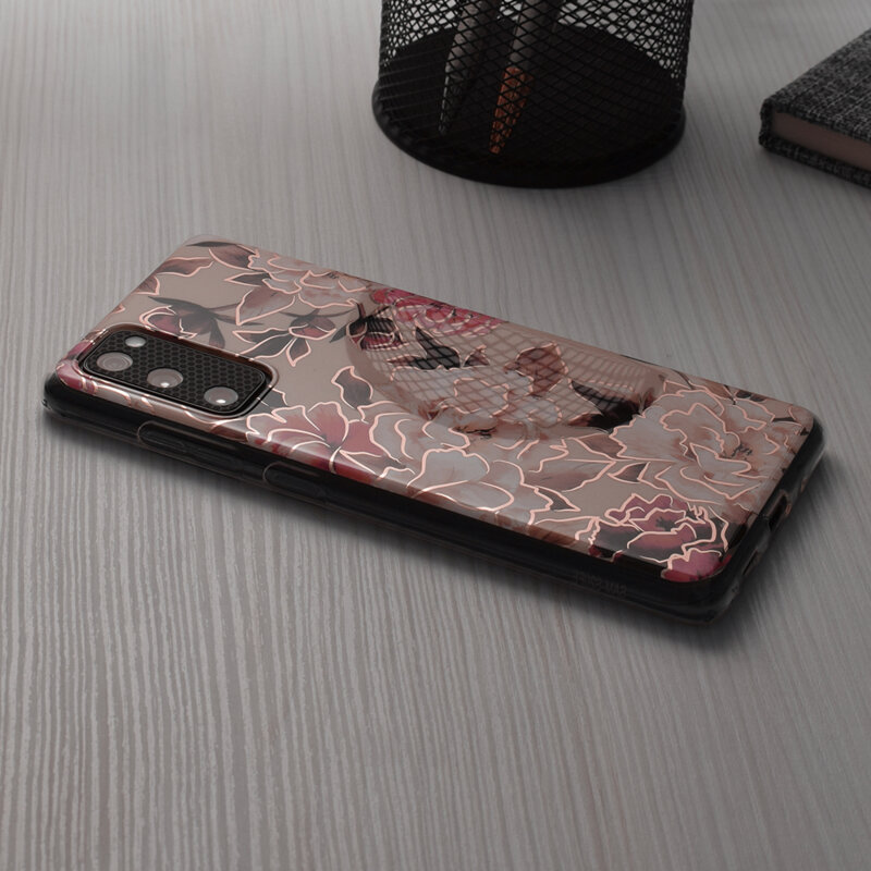 Husa Motorola Moto G22 Techsuit Marble, Mary Berry Nude