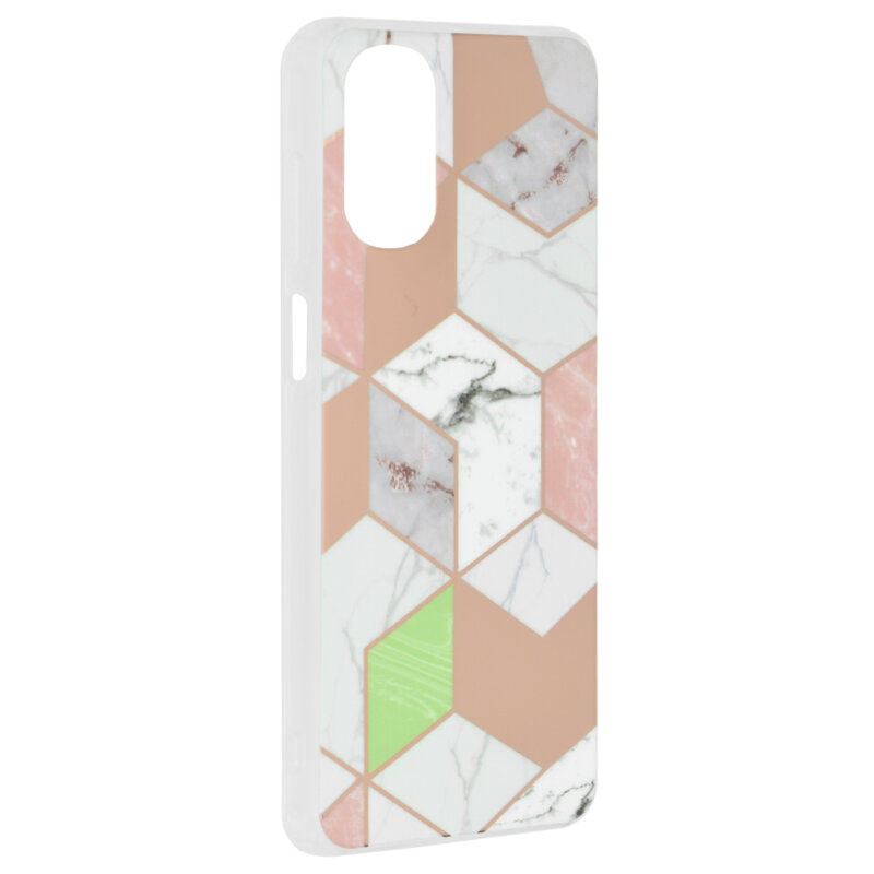 Husa Motorola Moto G22 Techsuit Marble, mov
