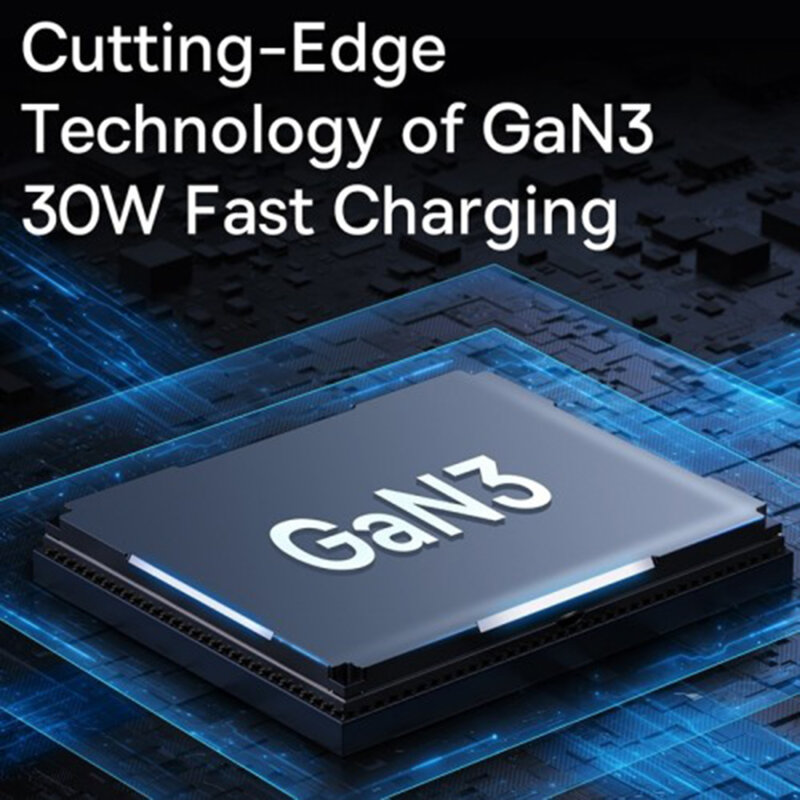 Incarcator 30W USB-C GaN3 pentru priza Baseus, CCGN010101